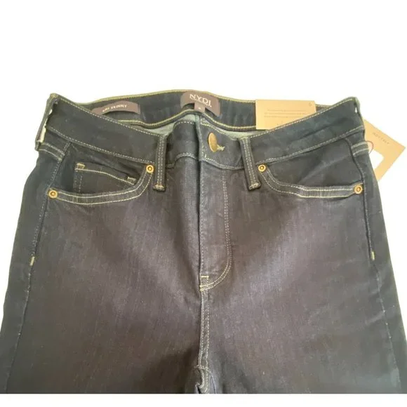 NWT NYDJ Ami Skinny Mabel Dark Wash Jean With Lift And Tuck Technology  6 - Picture 10 of 11